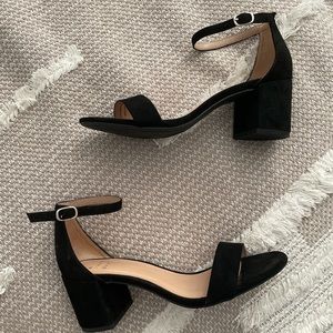 Black Block Heels